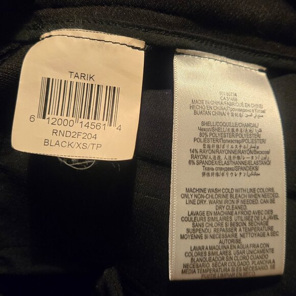 BCBGMAXAZRIA Tarik Trouser Pants Black XS RND2F204 - Picture 8 of 8